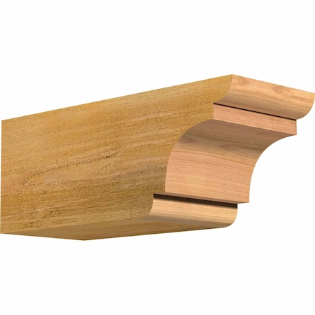 Ekena Millwork New Brighton Rough Sawn Rafter Tail, Western Red Cedar, 6"W x 6"H x 16"L RFT06X06X16NEB00RWR